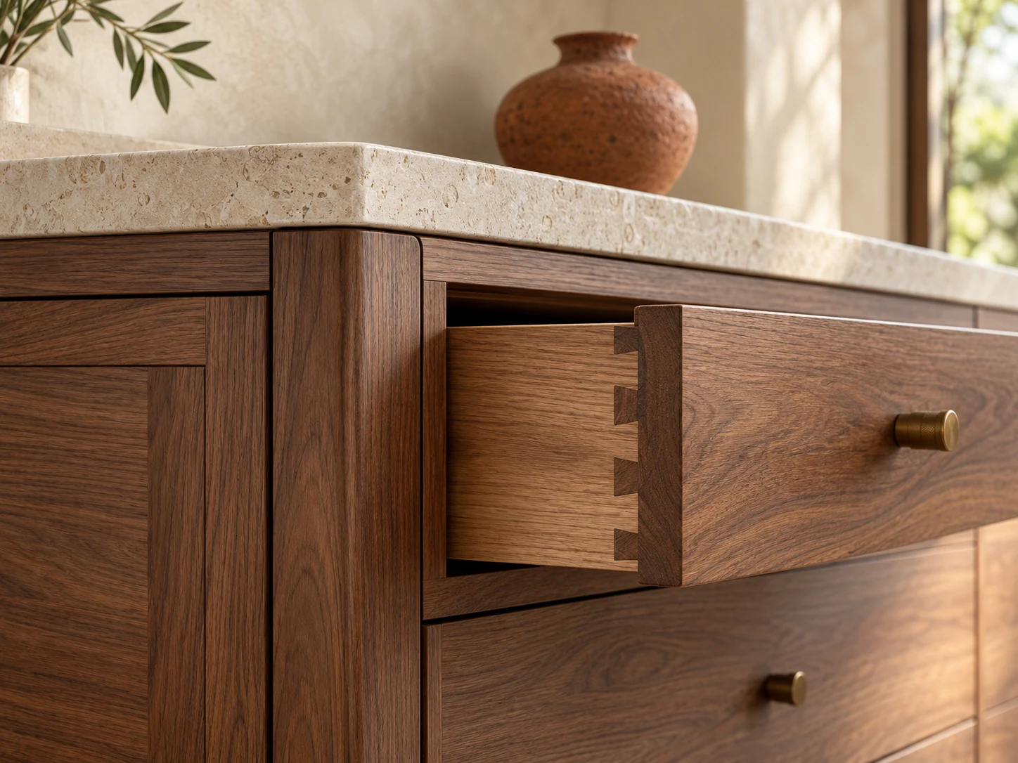 Craft and joinery detail — 3D render