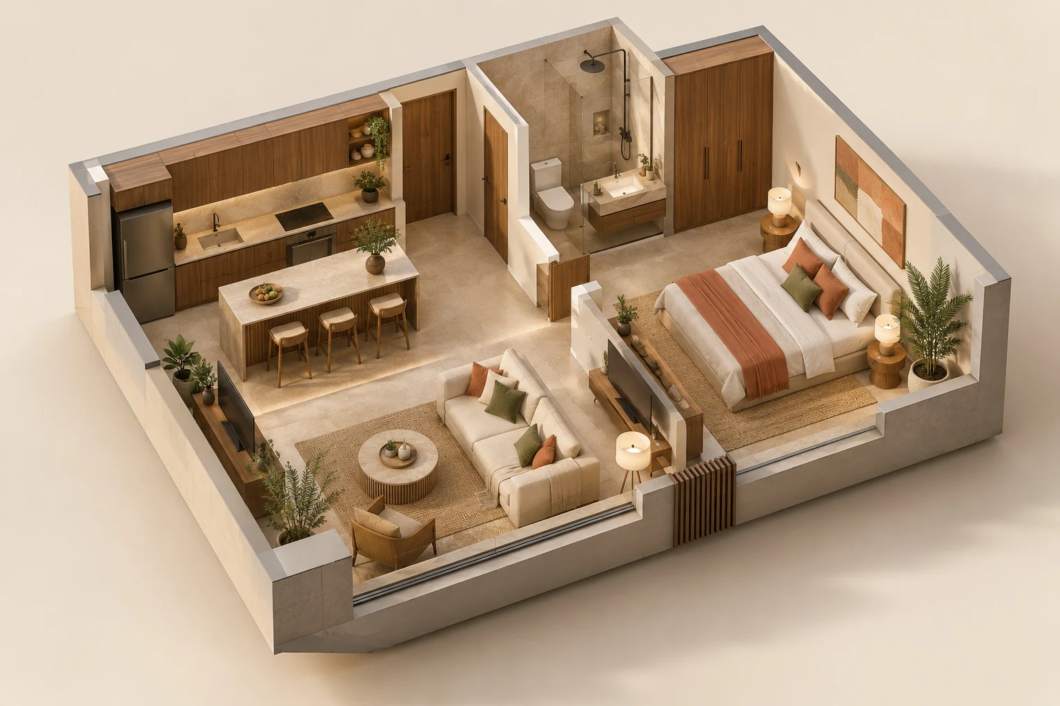 3D Visualization — 3D render