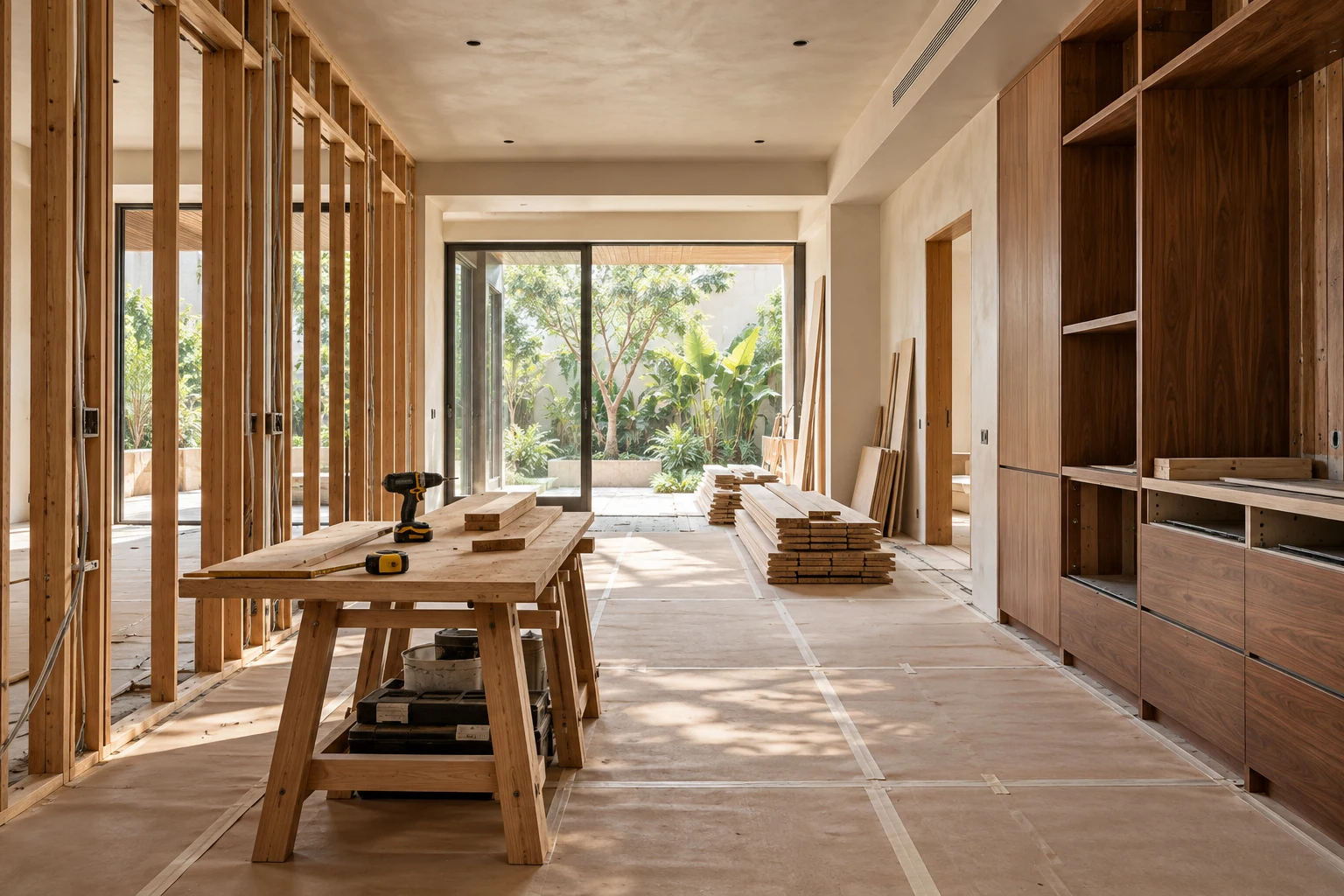 Renovation & Build — 3D render
